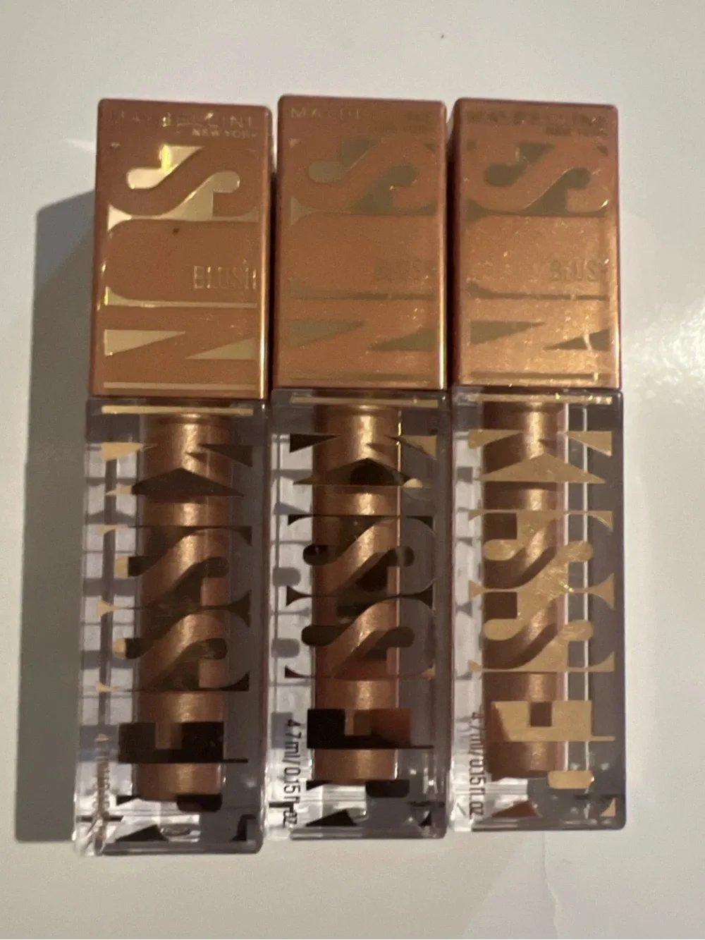 Maybelline Sun Kisser Blush Rooftop Views - Sunset Orange with Golden Pearl